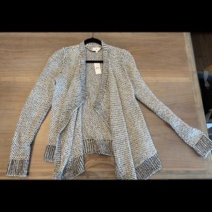 NWT LOFT WATERFALL CARDIGAN SZ S
